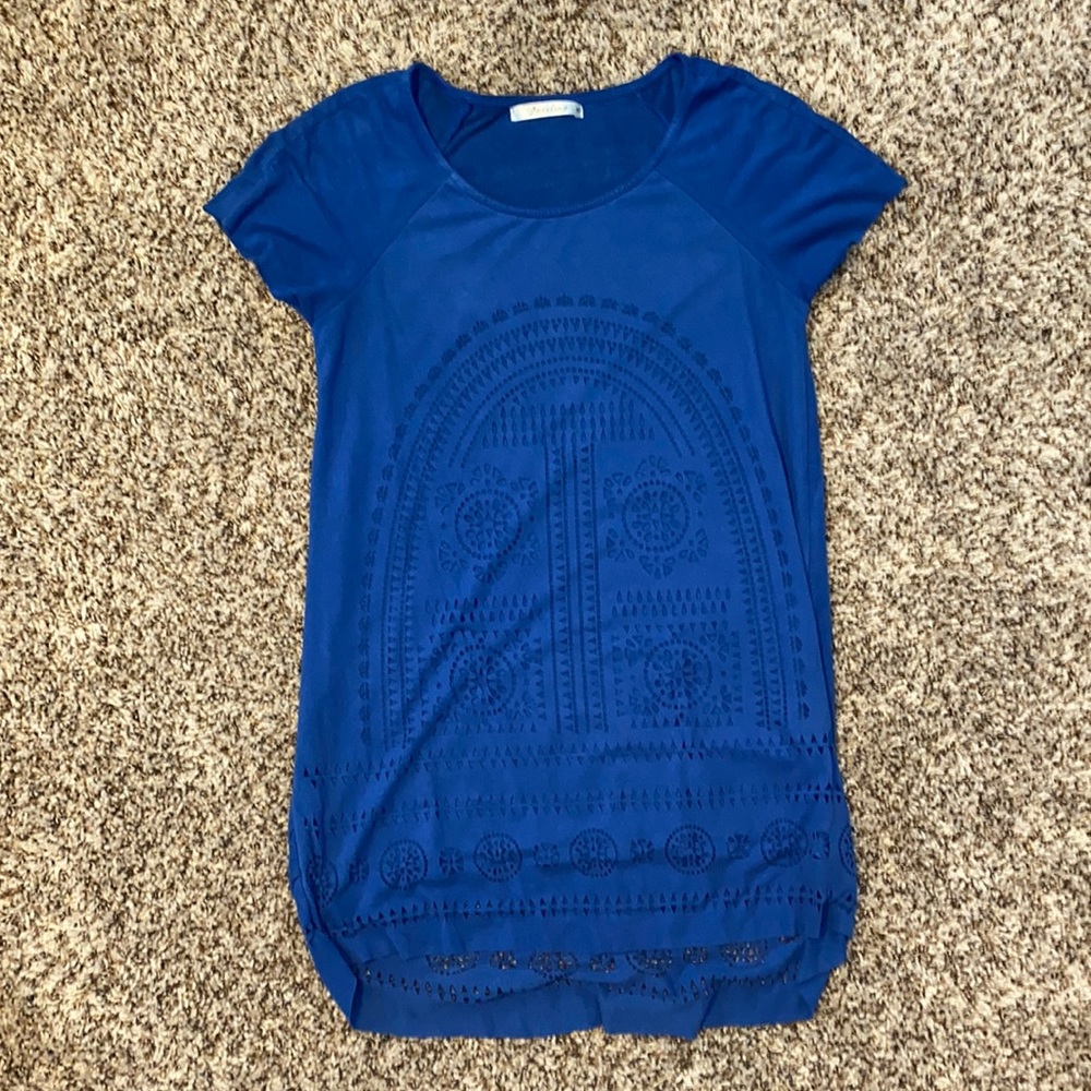 Blue tshirt dress
